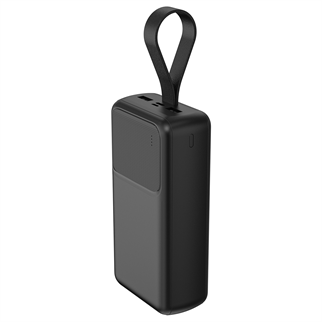 S-LINK G330 30000mAh Micro+Type-C+USB PD20W+QC3.0 18W Siyah LCD Taşınabilir Pil Şarj Cihazı Powerbank