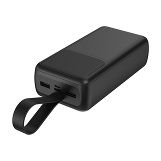 S-LINK G330 30000mAh Micro+Type-C+USB PD20W+QC3.0 18W Siyah LCD Taşınabilir Pil Şarj Cihazı Powerbank
