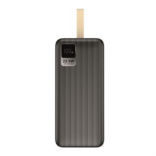 S-LINK G430 40000mAh Micro+Type-C+USB PD20W+QC3.0 18W Siyah LCD Taşınabilir Pil Şarj Cihazı Powerbank