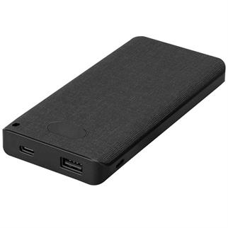 S-LINK IP-G10RW 10000mAh Kablosuz USB+Type-C+Micro Siyah LCD Ekranlı Taşınabilir Pil Şarj Cihazı