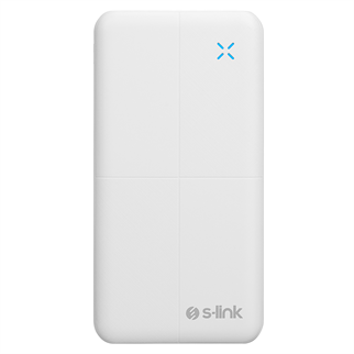 S-LINK IP-G12N, Beyaz, 10.000mAh, 2xUSB, 1xMicro USB, 1xType-C, 4 LED Göstergeli, PowerBank