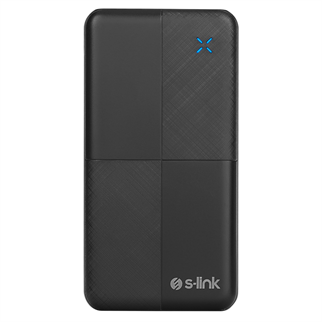 S-LINK IP-G12N, Siyah, 10.000mAh, 2xUSB, 1xMicro USB, 1xType-C, 4 LED Göstergeli, PowerBank