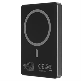 S-LINK MG110 10000mAh PD20W Magsafe 15W Kablosuz Type-C Gri Taşınabilir Metal Şarj Cihazı Powerbank