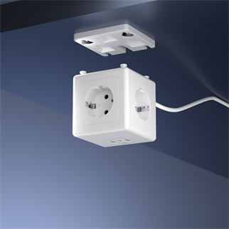 S-LINK PRZ04, 4 Soket, Akım Korumalı Priz, 1x Type-C, 2xUSB 5V, 2Mt Kablo, 306 Joule, Küp Tasarım (Beyaz)