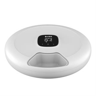 S-LINK SL-24 Otomatik Yem Kabı 6sı 1 Arada Islak ve Kuru 170ml Porsiyon Kontrollu Kedi Köpek Besleyici Wifi TUYA Destek