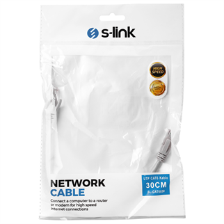 S-LINK SL-CAT6030 CAT6 Patch 30CM Kablo (Gri)