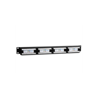 S-LINK SL-F624 Cat6 Patch Panel, 24-Port, UTP, 1U