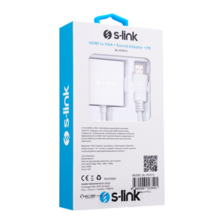 S-LINK SL-HVS13, HDMI To VGA+Audio+PD Çevirici