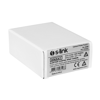 S-LINK SL-KA65 12V, 5A, Switch Mode, DC ADAPTÖR
