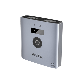 S-LINK SL-LU602, 2xHDMI, 4K, 60Hz, Monitör Çoklayıcı (1PC-2Monitör veya 2PC- 1Monitör) Çift Yönlü Switch