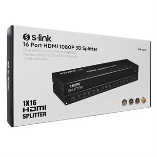 S-LINK SW-KC33 16port HDMI 1080P 3D Splitter