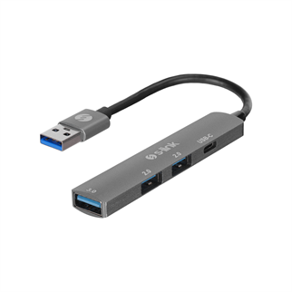 S-LINK SW-U322, USB3.0 to 2xUSB 2.0, 1xUSB 3.0, 1xType-C, Metal, USB HUB