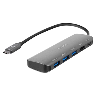 S-LINK SWV-USBC030, Type-C to HDMI, 3xUSB3.0, 1xPD Metal, USB HUB ve Çevirici
