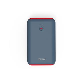 S-Link Swapp IP-S75 7500mAh Powerbank Gri/Kırmızı Taşınabilir Pil Şarj Cihazı