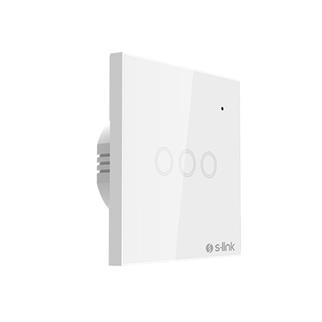 S-Link Swapp SL-EG33 Kablosuz ve Dokunmatik Aydınlatma Anahtarı 3Lü Wifi TUYA Destekli