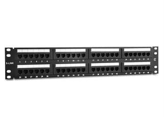 S-link  SL-PC48 48 Port Cat5 Utp Patch Panel