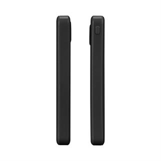 S-link G104 10000mAh 2*USB+Type-C+Micro Kompakt Tasarım Siyah LCD Taşınabilir Pil Şarj Cihazı Powerbank