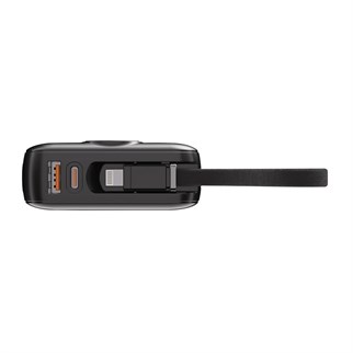 S-link G450 20000mAh PD45W+QC3.0 Dahili Kablolu Siyah LCD Taşınabilir Pil Şarj Cihazı Powerbank