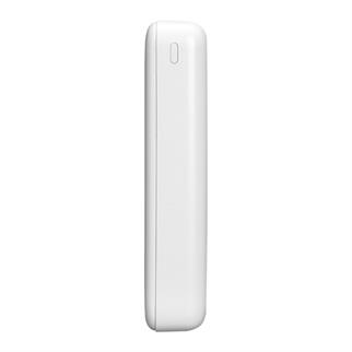 S-link P201 20000mAh PRM Micro+Type-C+USB Beyaz Taşınabilir Pil Şarj Cihazı Powerbank