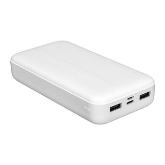 S-link P201 20000mAh PRM Micro+Type-C+USB Beyaz Taşınabilir Pil Şarj Cihazı Powerbank