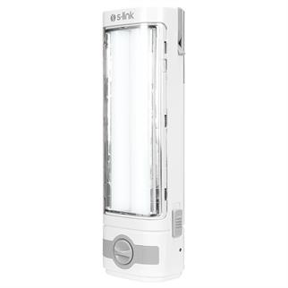 S-link SL-3657 Beyaz-Grey 4V 1500mAh 1+36 Ledli Işıldak