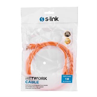 S-link SL-CAT601TR 1m Turuncu CAT6 Patch Kablo