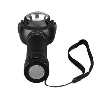 S-link SL-F860 3W Cob+3W Led 3x AAA Pil Dönebilen Çift Başlıklı Manyetik Tutuculu El Feneri