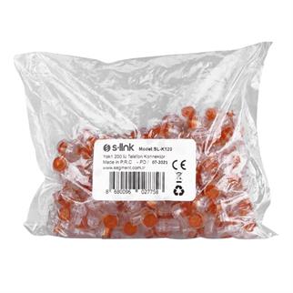 S-link SL-K120 Yak1 200 lü Telefon Konnektör