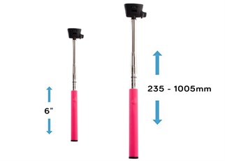 S-link SL-S35 Bluetooth Pembe Selfie Çekim Çubuğu