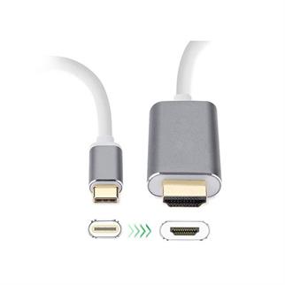 S-link SL-USB-C70 1.8m 4k*2k Gold Plated Type C3.1 to HDMI Konnectör