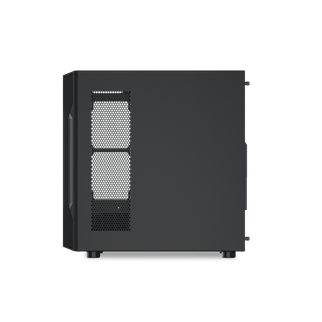 SAMA S40BK Black, H700BK 700W, 80 PLUS, Tempered Glass Panel, Mesh Ön Panel, Type-C, 4x120mm ARGB Fan, ATX, GAMING KASA
