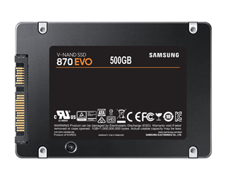 SAMSUNG 500GB 870 EVO MZ-77E500BW 560- 530MB/s SSD SATA-3 Disk