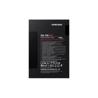 SAMSUNG MZ-V9P4T0BW, 990 PRO, 4TB, 7450/6900, Gen4, NVMe PCIe M.2 2280, SSD (Türkiye Distribütörü Garantili)