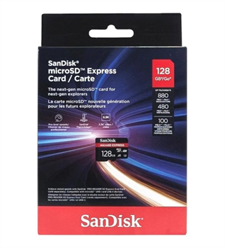 SANDISK 128GB EXPRESS SDSQXFN-128G-GN4NN U3 A1 480MB/s microSD Hafıza Kartı