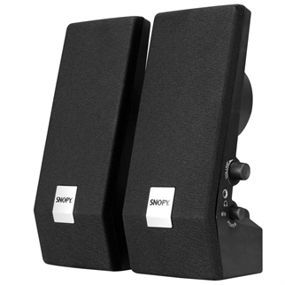 SNOPY SN-611, 6W, 1+1, Masaüstü, Speaker, AC 220V, (Siyah)
