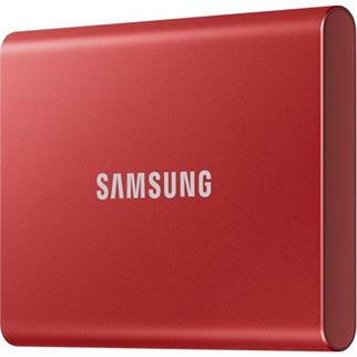 Samsung 1TB T7 USB3.2 1050MB-1000MB-s Taşınabilir SSD Kırmızı MU-PC1T0R-WW