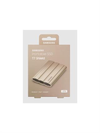 Samsung 2TB T7 Shield Usb 3.2 (Okuma 1050MB - Yazma 1000MB) Bej Taşınabilir SSD Disk MU-PE2T0K-WW