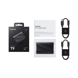 Samsung 4TB T9 MU-PG4T0B-WW Mini USB 3.2 Gen 2.2 Type C Siyah Taşınabilir SSD