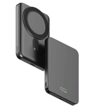 Snapron SNP-3020 Slim PD 22.5W Hızlı Şarj Lcd Ekran Magsafe 5000 mAh Powerbank