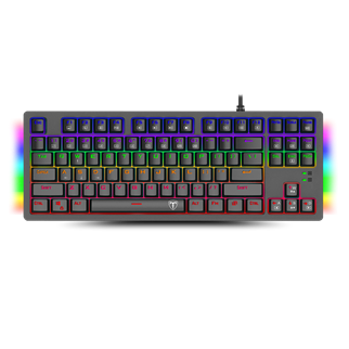 T-DAGGER BALI, T-TGK311-BL, USB Kablolu, Türkçe Q,  Rainbow Backlight, Blue Mekanik Switch, 87 Tuşlu, Gaming Klavye