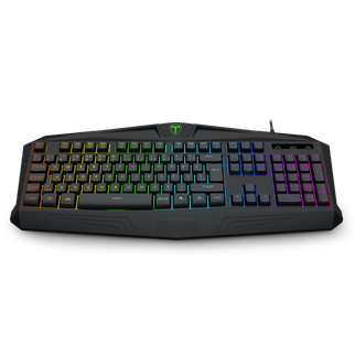T-DAGGER TANKER, T-TGK106, USB Kablolu, Türkçe Q, Rainbow Backlight, Membran Tuşlar, 104 Tuşlu, Gaming Klavye