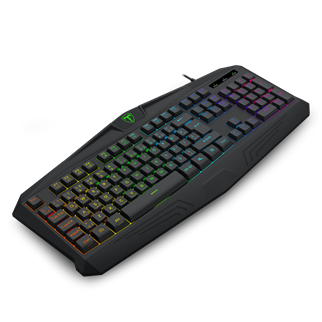 T-DAGGER TANKER, T-TGK106, USB Kablolu, Türkçe Q, Rainbow Backlight, Membran Tuşlar, 104 Tuşlu, Gaming Klavye
