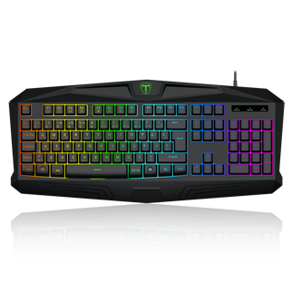 T-DAGGER TANKER, T-TGK106, USB Kablolu, Türkçe Q, Rainbow Backlight, Membran Tuşlar, 104 Tuşlu, Gaming Klavye