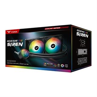 TEAM 240mm GD240E TB120502 RGB Sıvı Soğutmalı AM5-1700p İşlemci Fanı Siyah