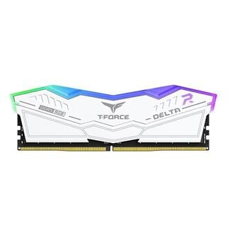 TEAM 32GB (2X 16GB) DDR5 6400MHZ CL40 RGB DUAL KIT PC RAM T-FORCE DELTA WHITE FF4D532G6400HC40BDC01 BEYAZ