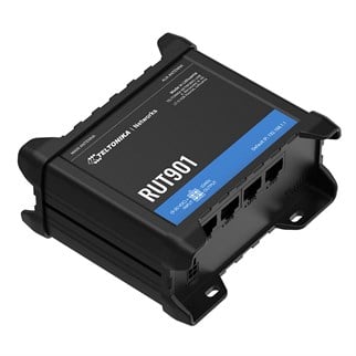 TELTONİKA RUT901 150MBPS 4 PORT 3xLAN/1xWAN 2 ANTEN 802.11b/g/n (Wi-Fi 4) 4G LTE INDOOR 2 X SIM YUVASI ENDÜSTRİYEL ROUTE