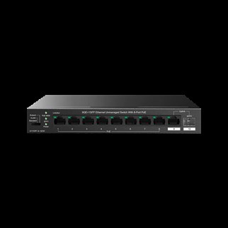 TENDA TEG1110PF-8-120W 10PORT 10/100/1000 SWITCH