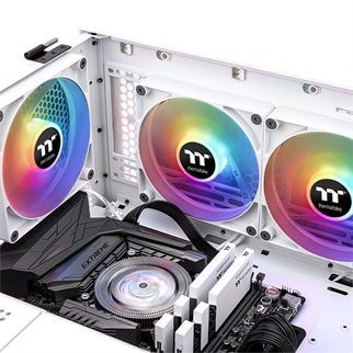 THERMALTAKE 120MM CT120 CL-F153-PL12SW-A ARGB Beyaz Kasa Fanı 2li Set
