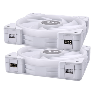 THERMALTAKE 120MM SWAFAN EX12 ARGB Kasa Fanı+Kontrolcü 3lü set beyaz