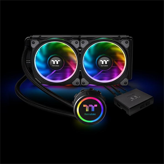 THERMALTAKE 240MM FLOE RIING PLUS CL-W157-PL12SW-A RGB AM4-2066p Sıvı Soğutmalı İşlemci Fanı